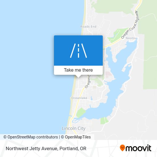 Mapa de Northwest Jetty Avenue