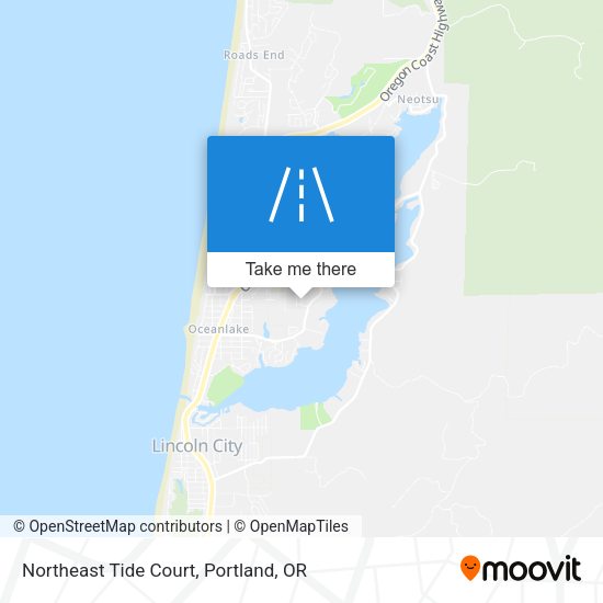 Northeast Tide Court map