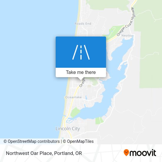 Northwest Oar Place map
