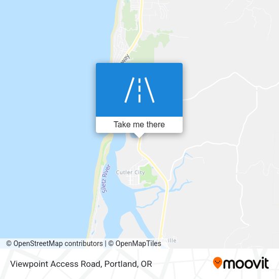 Viewpoint Access Road map
