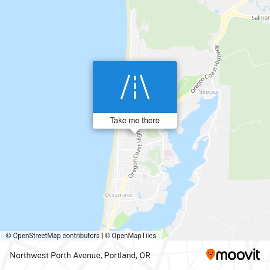Mapa de Northwest Porth Avenue