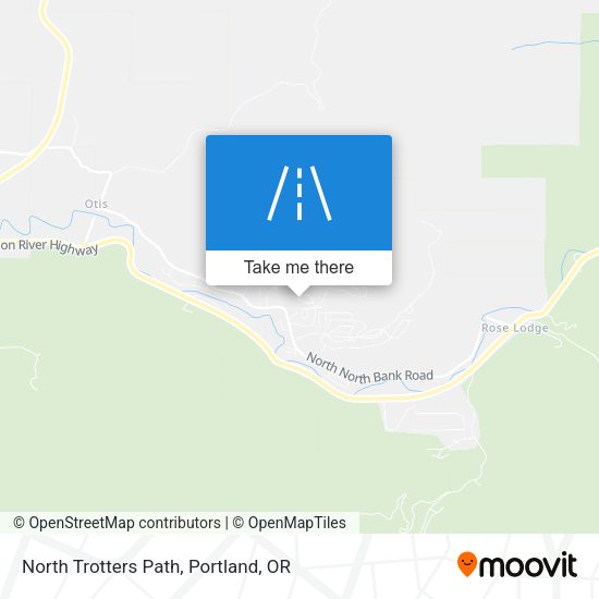 North Trotters Path map