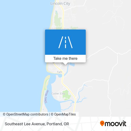 Southeast Lee Avenue map
