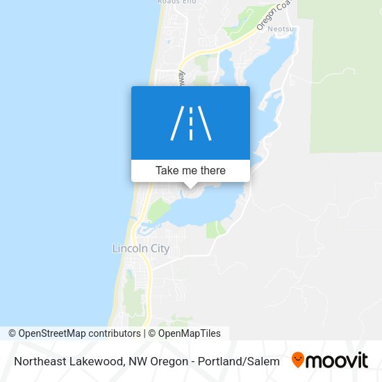 Mapa de Northeast Lakewood