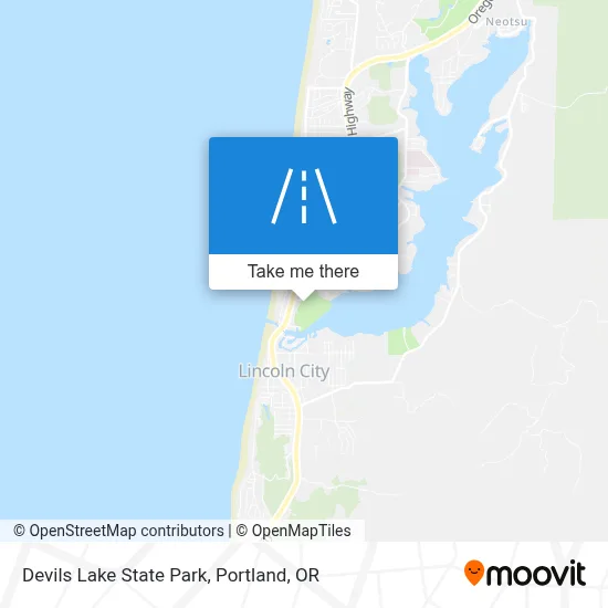 Devils Lake State Park map