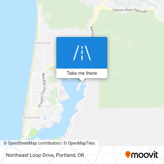 Northeast Loop Drive map