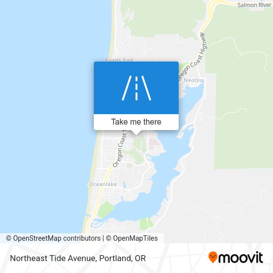 Mapa de Northeast Tide Avenue
