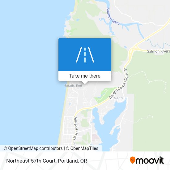 Mapa de Northeast 57th Court