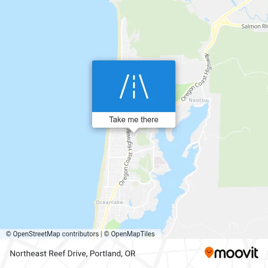 Northeast Reef Drive map