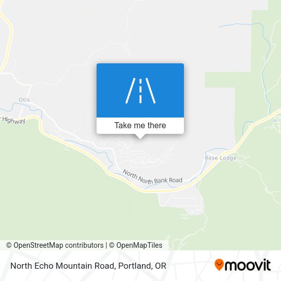 Mapa de North Echo Mountain Road