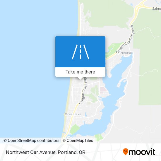 Northwest Oar Avenue map
