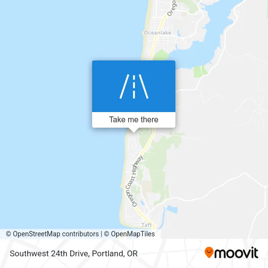 Southwest 24th Drive map