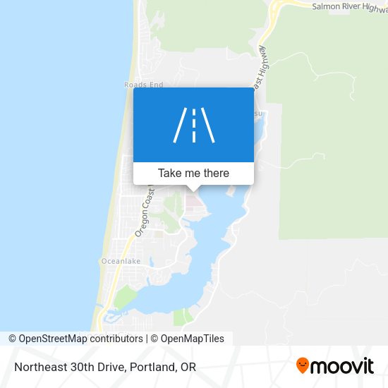 Mapa de Northeast 30th Drive
