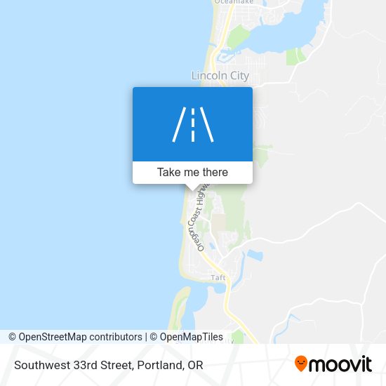 Southwest 33rd Street map