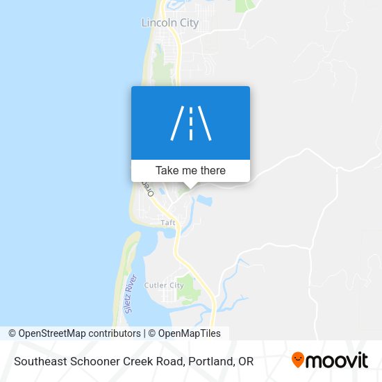 Mapa de Southeast Schooner Creek Road