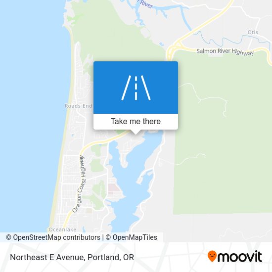 Mapa de Northeast E Avenue