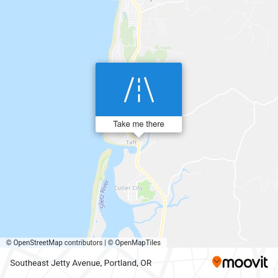 Mapa de Southeast Jetty Avenue