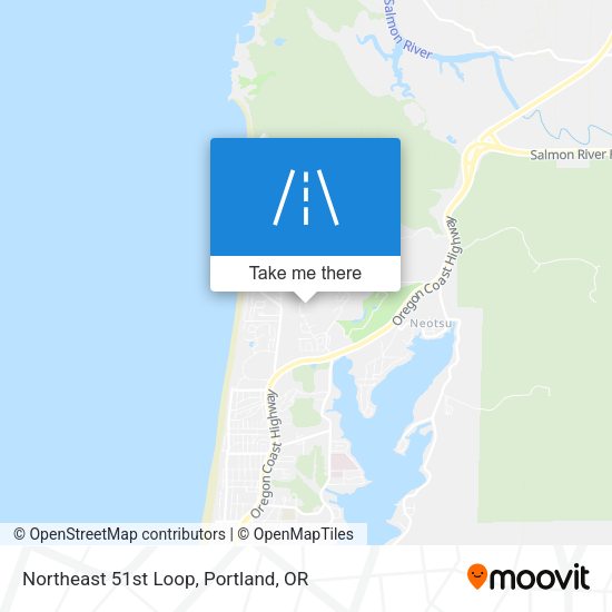 Northeast 51st Loop map