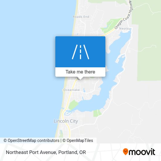 Mapa de Northeast Port Avenue