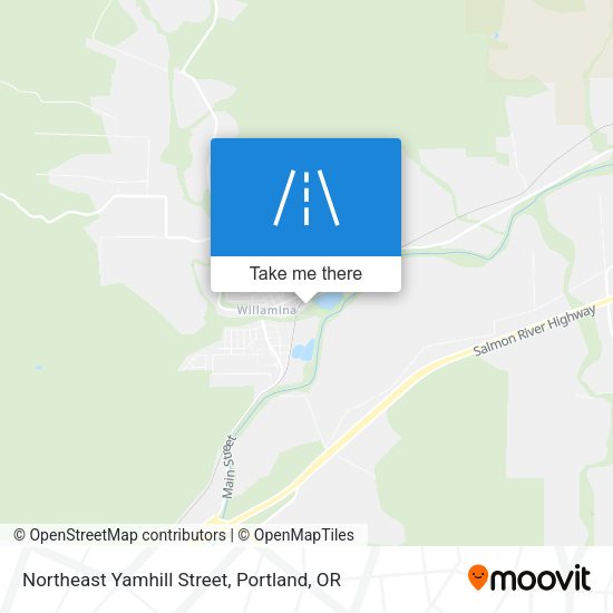 Northeast Yamhill Street map
