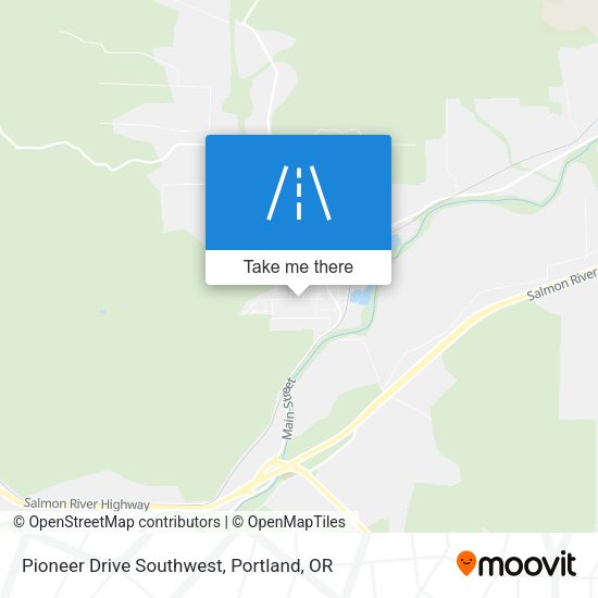 Pioneer Drive Southwest map