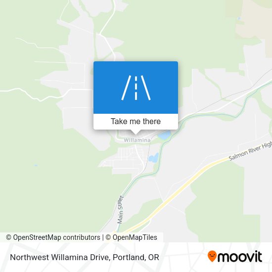 Northwest Willamina Drive map