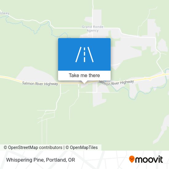 Whispering Pine map