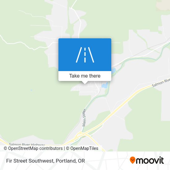 Mapa de Fir Street Southwest