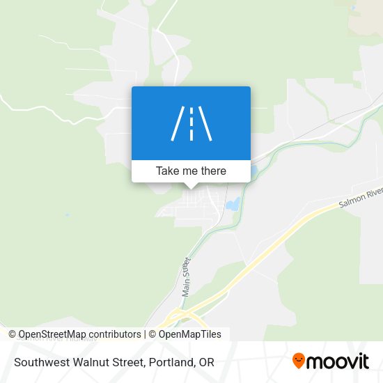 Mapa de Southwest Walnut Street