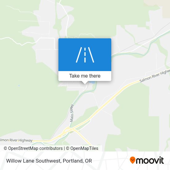 Willow Lane Southwest map