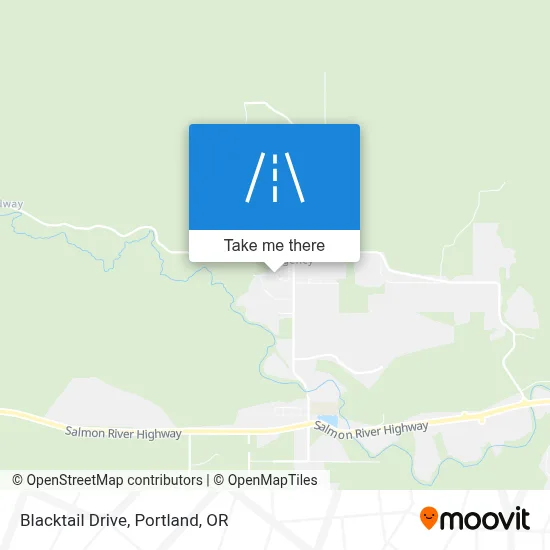 Blacktail Drive map