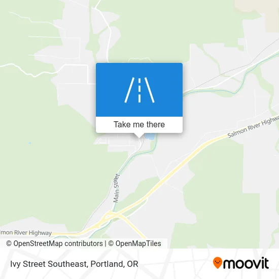 Ivy Street Southeast map