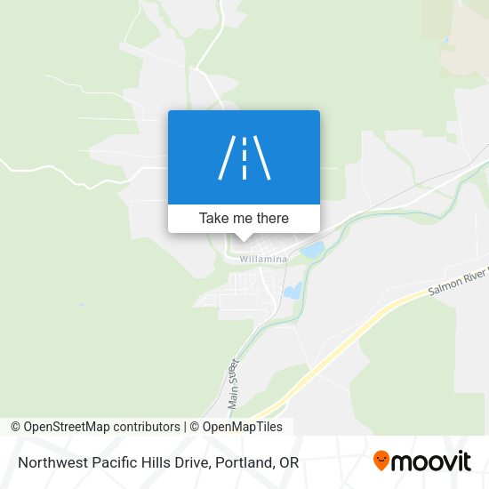 Mapa de Northwest Pacific Hills Drive