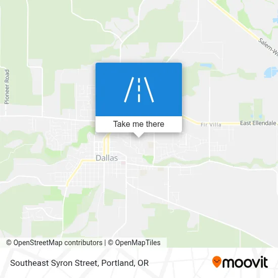 Southeast Syron Street map