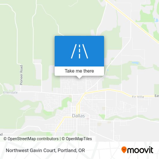 Northwest Gavin Court map