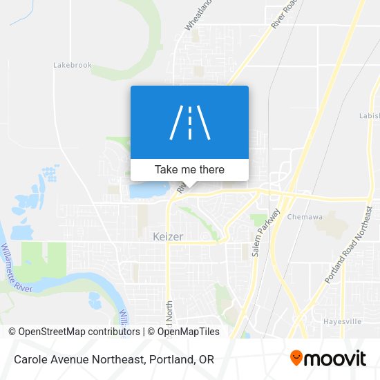 Carole Avenue Northeast map