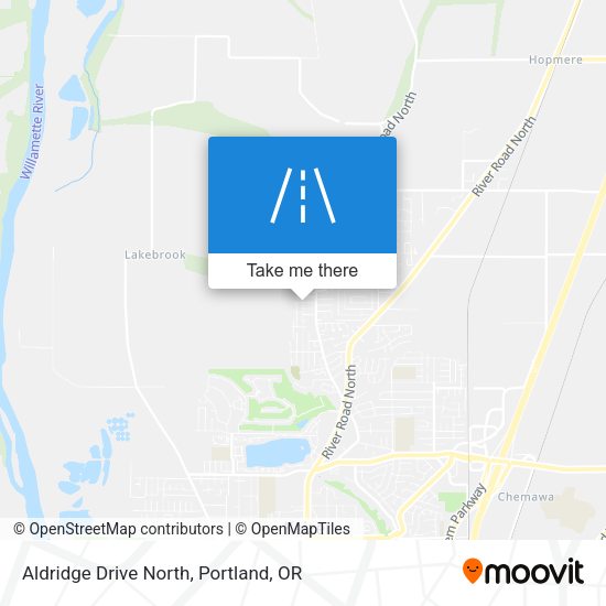 Aldridge Drive North map