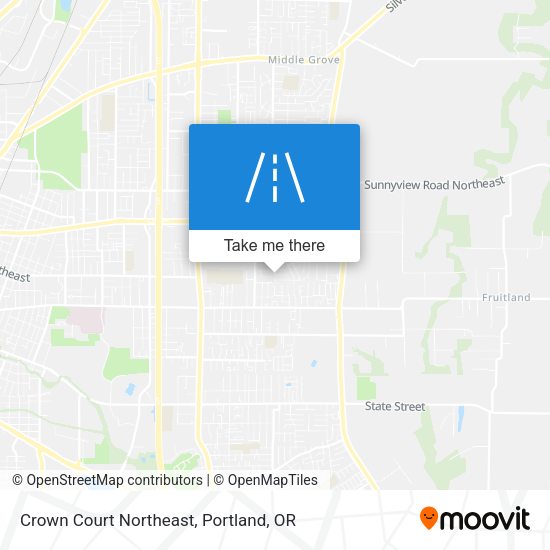Crown Court Northeast map