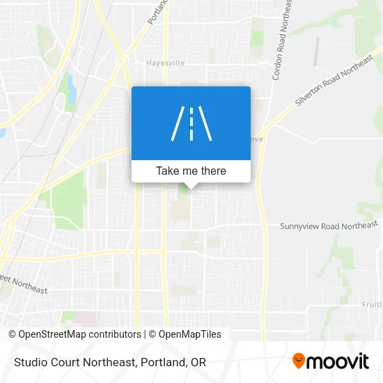 Studio Court Northeast map
