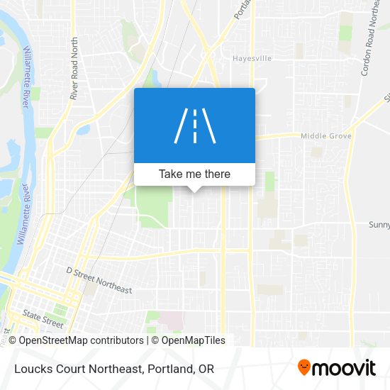 Loucks Court Northeast map