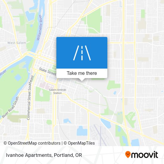 Mapa de Ivanhoe Apartments