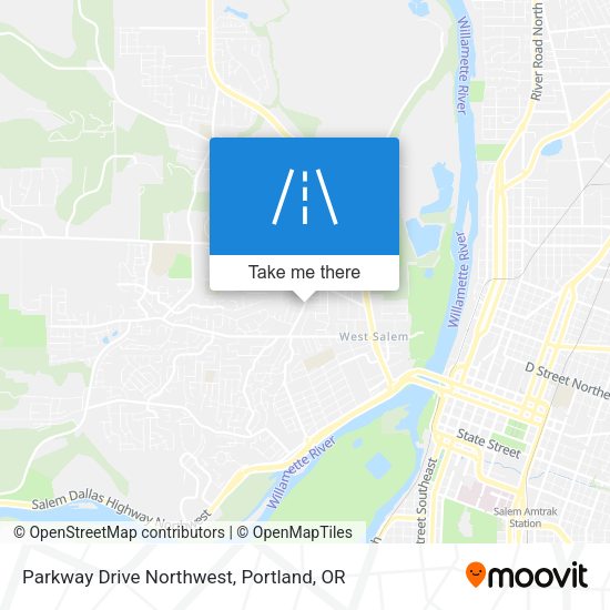 Parkway Drive Northwest map