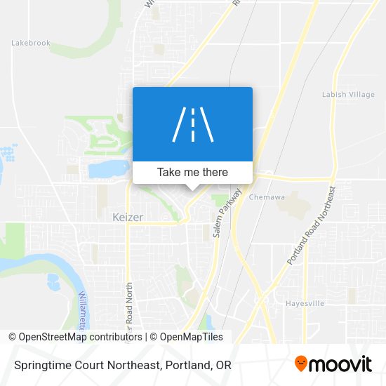 Springtime Court Northeast map