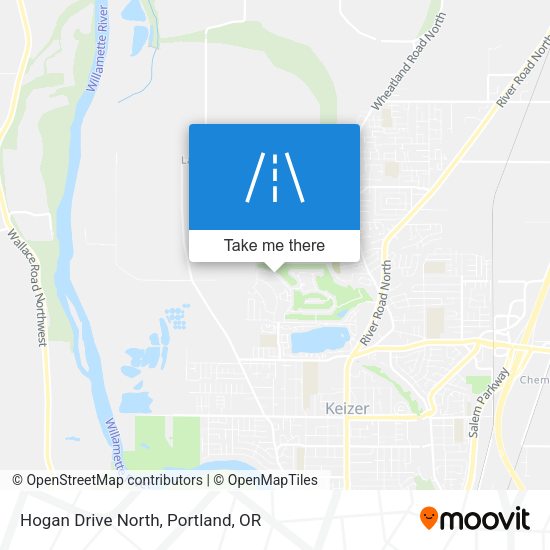 Hogan Drive North map