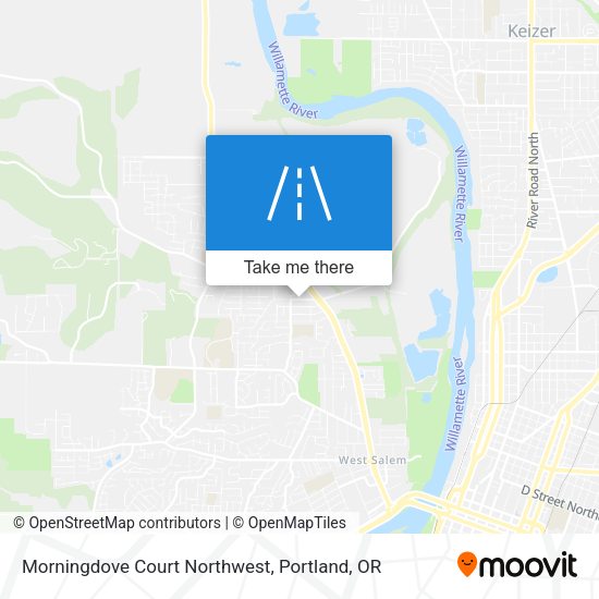 Morningdove Court Northwest map