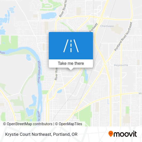 Mapa de Krystie Court Northeast