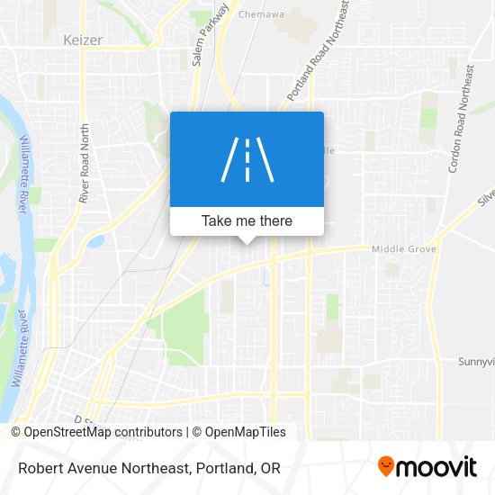 Mapa de Robert Avenue Northeast