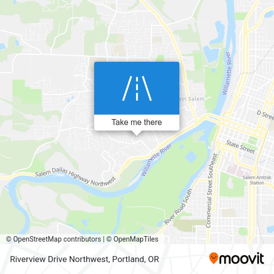 Riverview Drive Northwest map