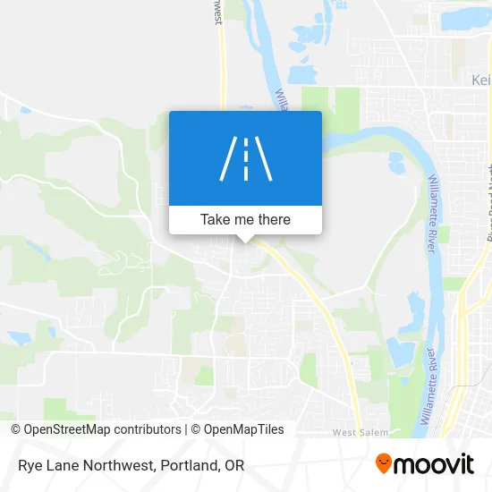 Rye Lane Northwest map