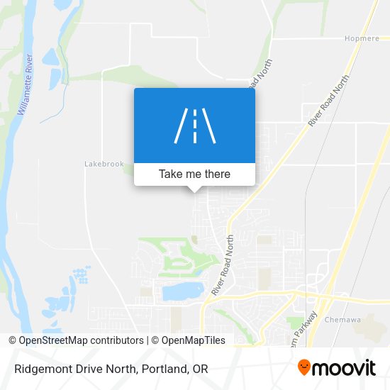Mapa de Ridgemont Drive North